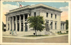 Post Office Chambersburg, PA Postcard Postcard