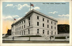 New Post Office Bangor, ME Postcard Postcard