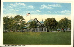 New Meadows Inn Bath, ME Postcard Postcard