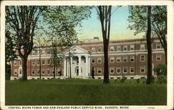 Central Maine Power and New England Public Service Building Augusta, ME Postcard Postcard