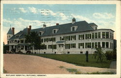Rutland Hospital Vermont Postcard Postcard