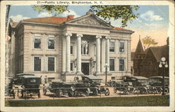 Public Library Postcard