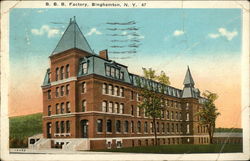 BBB Factory Binghamton, NY Postcard Postcard