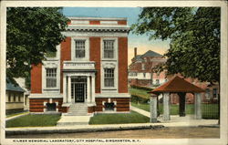 City Hospital, Kilmer Memorial Laboratory Postcard