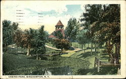 Scenic View of Casino Park Postcard