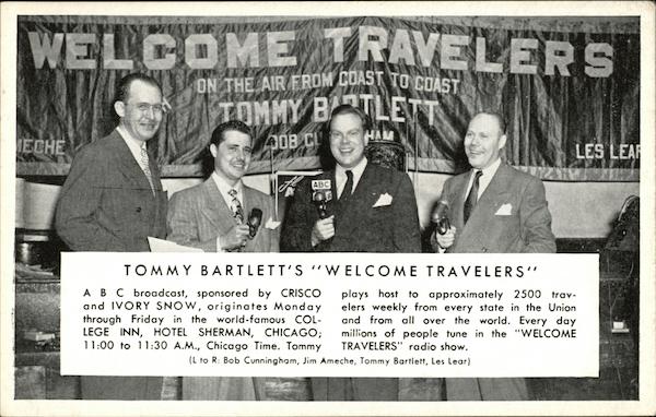 Tommy Bartlett's Welcome Travelers Party Chicago Illinois