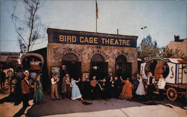 The Old Birdcage Theatre in Ghost Town, Knott's Berry Farm Buena Park California