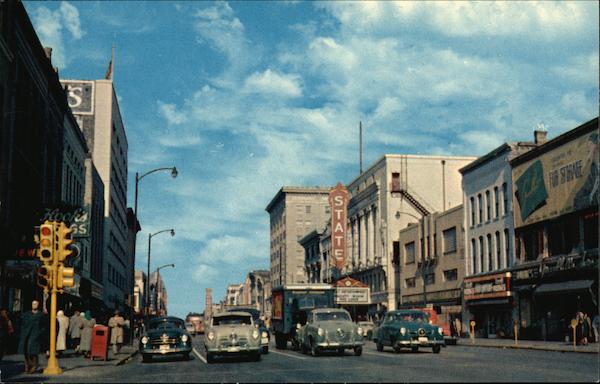 Looking North on South Michigan Street South Bend Indiana