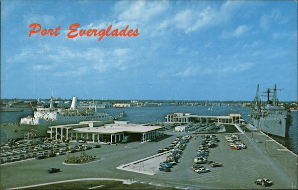 View of Port, Port Everglades Fort Lauderdale Florida