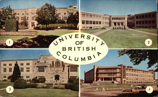 The University of British Columbia Vancouver BC Canada