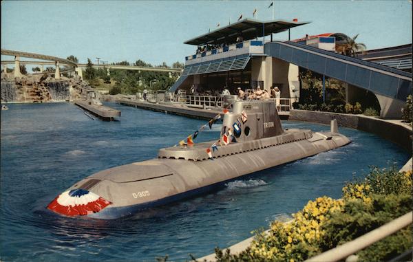 Submarine Ride, Disneyland, The Magic Kingdom Anaheim California