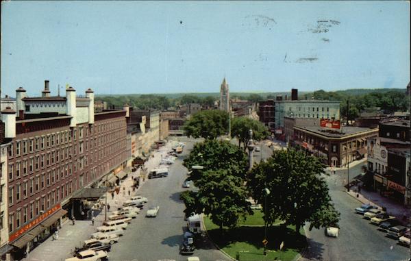 Public Square Looking East Watertown New York