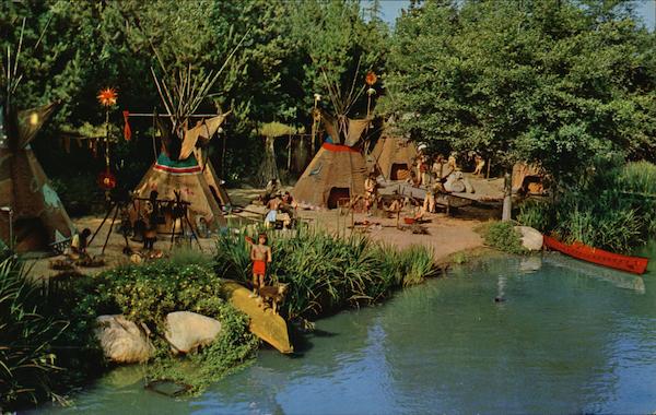 Peaceful Indian Village, Disneyland Anaheim California