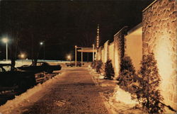 Sundial Motor Inn and Restaurant Postcard