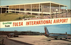 Tulsa International Airport Oklahoma Postcard Postcard