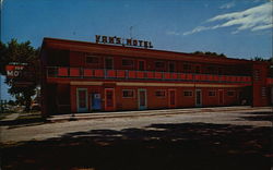 Van's Motel Le Mars, IA Postcard Postcard