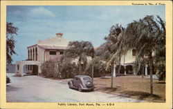 Public Library Fort Myers, FL Postcard Postcard