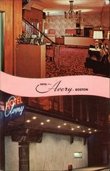 Hotel Avery Boston, MA Postcard Postcard