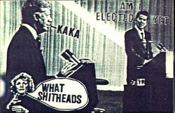 "What Shitheads" - Reagan v. Carter Postcard