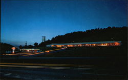 Night View, Johnson's Motel Wytheville, VA Postcard Postcard