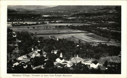 Newbury Village, Vermont, As Seen From Pulaski Mountain Postcard