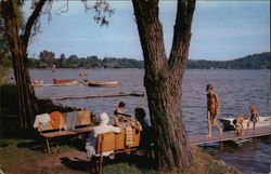 Water View at Wamplers Lake Postcard