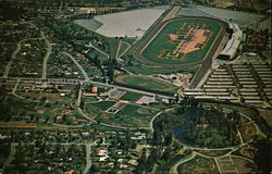 Santa Anita Race Track Arcadia, CA Postcard Postcard