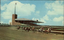 Atlantic City Race Course, Racing on the Main Course Postcard
