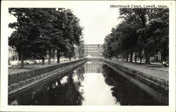 Merrimack Canal Postcard