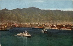View of Harbor Kobe, Japan Postcard Postcard