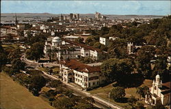 Aerial View of Singapore Postcard