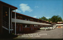 Carolina Terrace Motel Anderson, SC Postcard Postcard