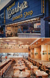 New Darby's Restaurant Postcard