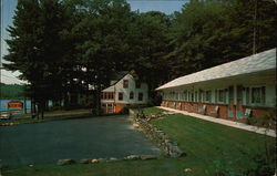 Birch Knoll Motel Lodge and Cottages - Lake Winnipesaukee Postcard