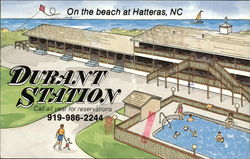 Durant Station Hatteras, NC Postcard Postcard