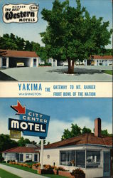 City Center Motel Yakima, WA Postcard Postcard
