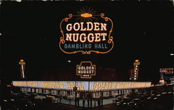 Golden Nugget Gambling Hall Saloon and Restaurant Postcard