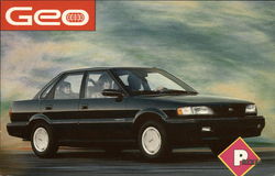 Geo Prizm Cars Postcard Postcard