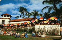 A View of the Beautiful Terrace Cypress Gardens, FL Postcard Postcard