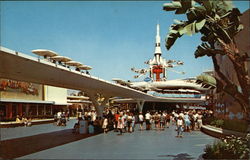 Peoplemover - Tomorrowland, Disneyland Postcard