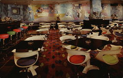 Sheraton-Cadillac Hotel - Cafe Caprice Postcard