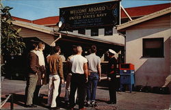 US Naval Trailing Center Postcard