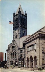 County Building and Court House of Fayette County Postcard