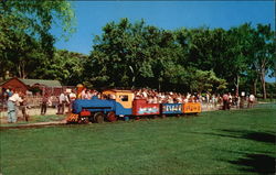 Kiddie Train, Vilas Park Zoo Postcard