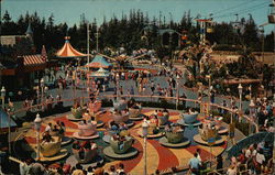 Mad Hatter's Tea Party, Disneyland Anaheim, CA Postcard Postcard