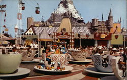 Mad Tea Party, Disneyland Postcard