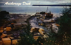 Cook Inlet and Turnagain Arm Meet Here - Tides rise & fall 25 feet or more daily Postcard