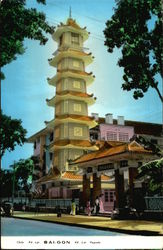 Xa Loi Pagoda Ho Chi Minh City, Vietnam Southeast Asia Postcard Postcard