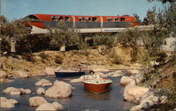 Monorail Boats Postcard
