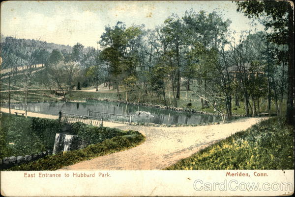 East Entrance to Hubbard Park Meriden Connecticut